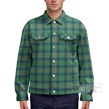 Kennedy Ancient Tartan Unisex Lapel Cotton Jacket