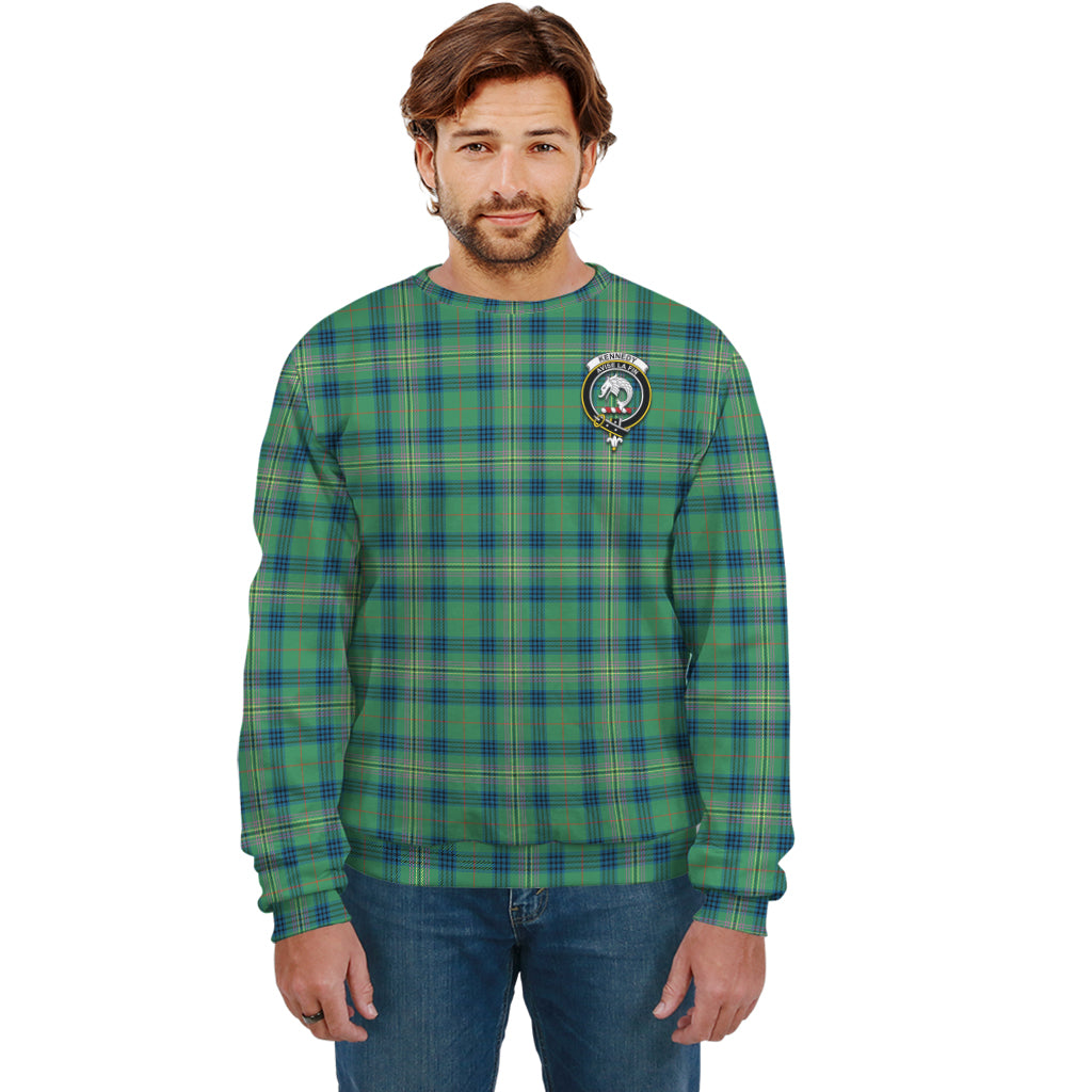 Kennedy Ancient Tartan Sweatshirt with Family Crest Unisex - Tartan Vibes Clothing