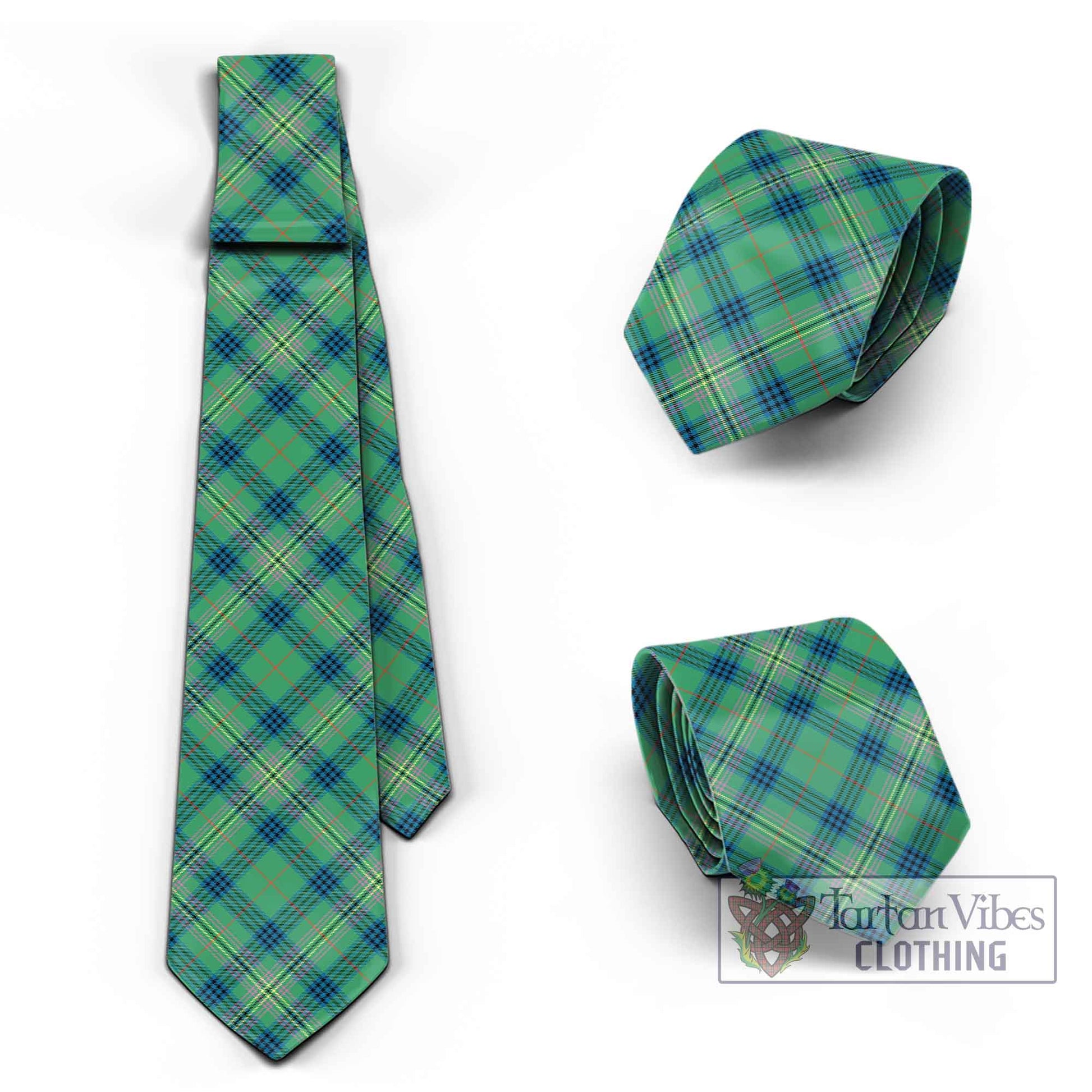 Tartan Vibes Clothing Kennedy Ancient Tartan Classic Necktie Cross Style