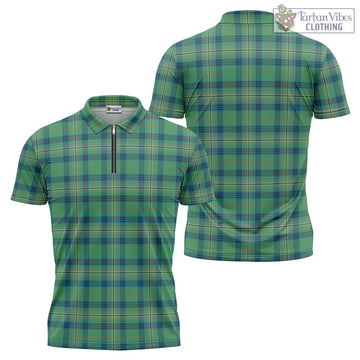 Kennedy Ancient Tartan Zipper Polo Shirt