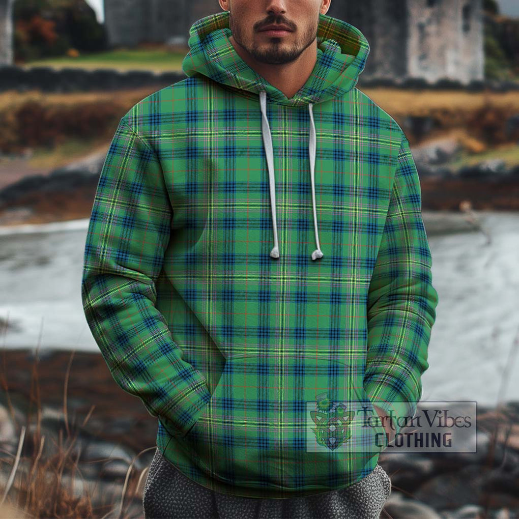 Kennedy Ancient Tartan Cotton Hoodie Pullover Hoodie XS - Tartan Vibes Clothing