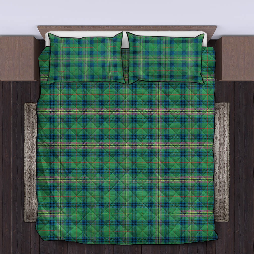 Kennedy Ancient Tartan Quilt Bed Set King - Tartan Vibes Clothing