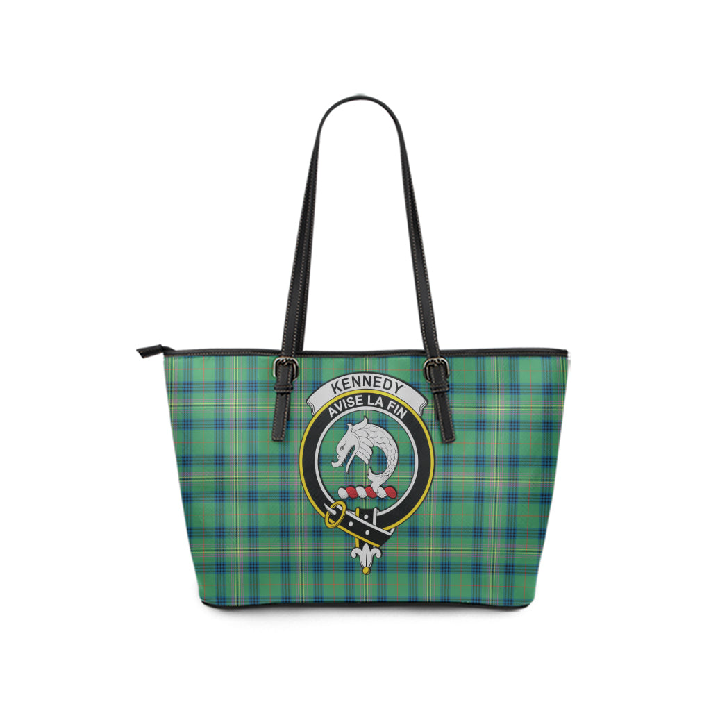 kennedy-ancient-tartan-leather-tote-bag-with-family-crest