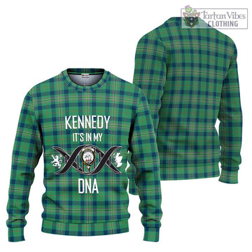 Kennedy Ancient Tartan Ugly Sweater with Family Crest DNA In Me Style