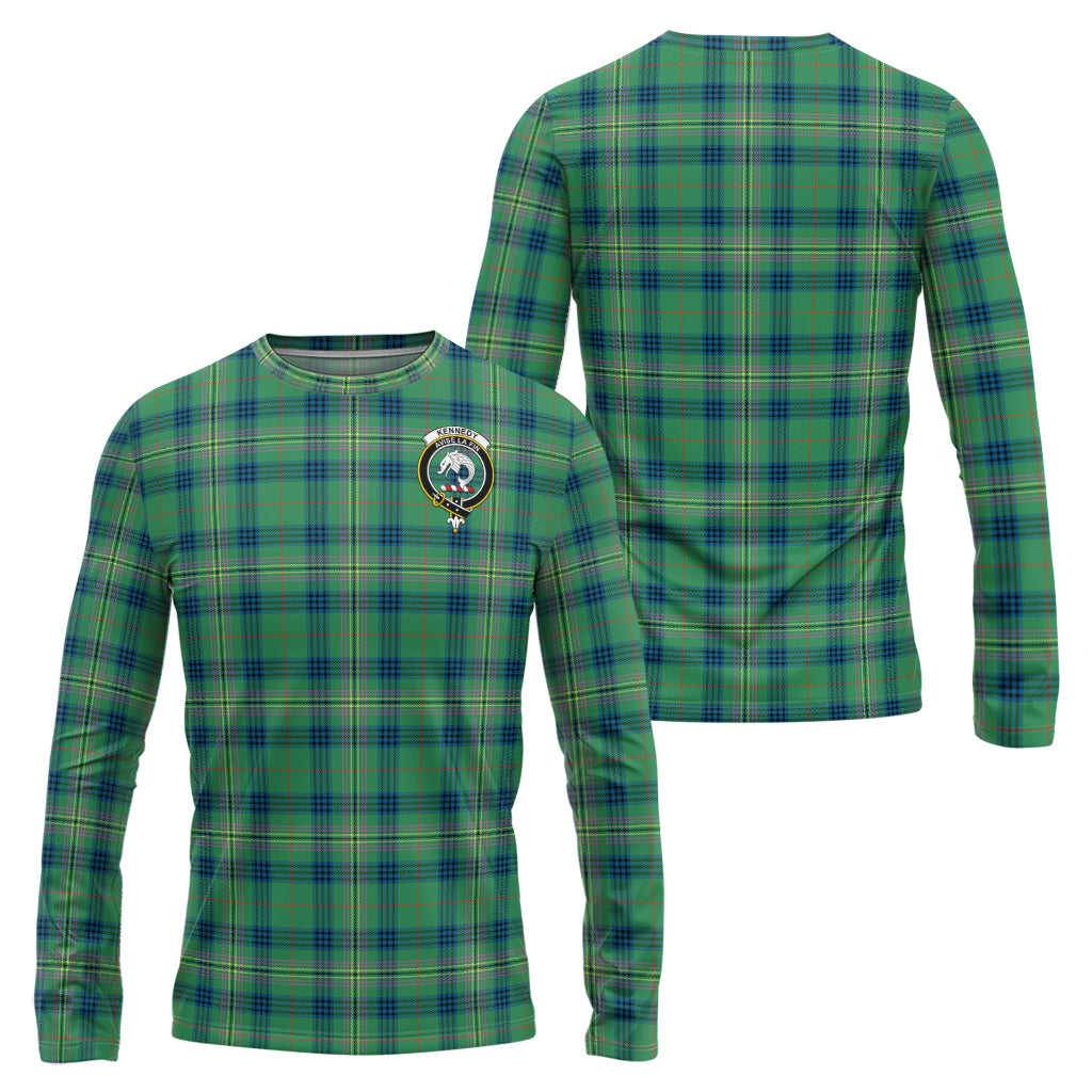 kennedy-ancient-tartan-long-sleeve-t-shirt-with-family-crest