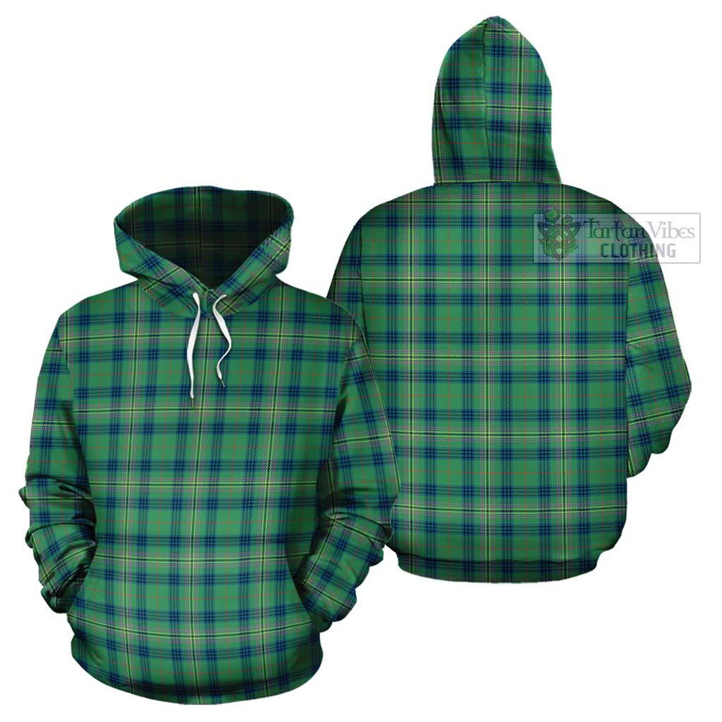 Kennedy Ancient Tartan Cotton Hoodie Pullover Hoodie - Tartan Vibes Clothing