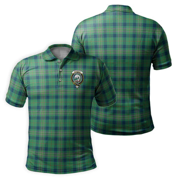 Kennedy Ancient Tartan Men's Polo Shirt with Family Crest