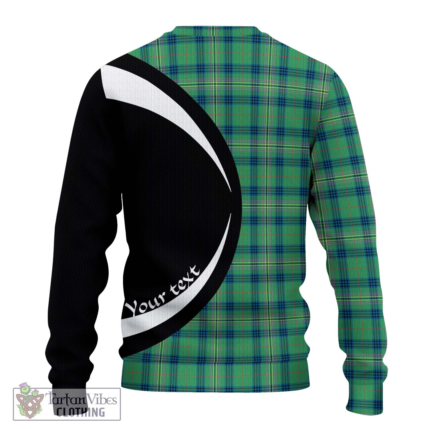 Kennedy Ancient Tartan Ugly Sweater with Family Crest Circle Style - Tartan Vibes Clothing