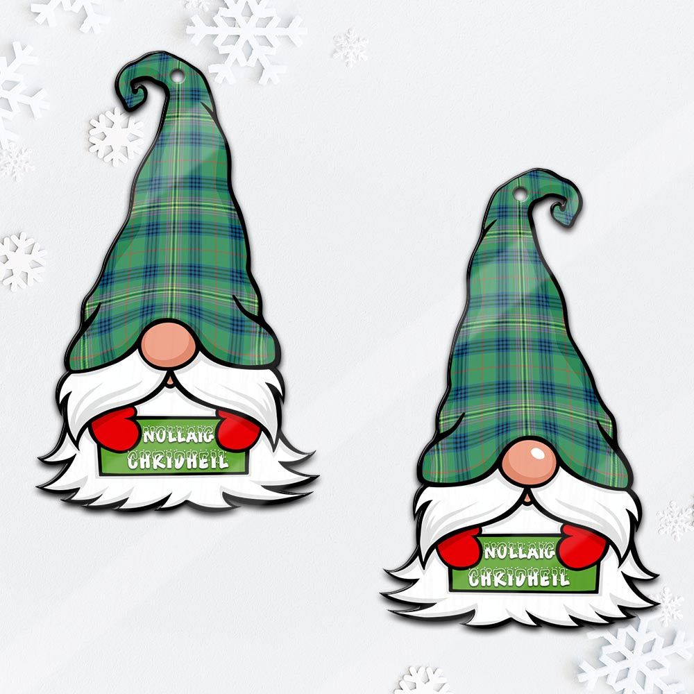 Kennedy Ancient Gnome Christmas Ornament with His Tartan Christmas Hat - Tartan Vibes Clothing