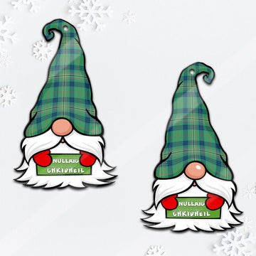 Kennedy Ancient Gnome Christmas Ornament with His Tartan Christmas Hat