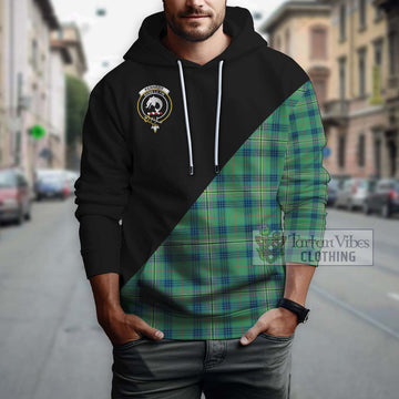 Kennedy Ancient Tartan Hoodie with Family Crest and Military Logo Style