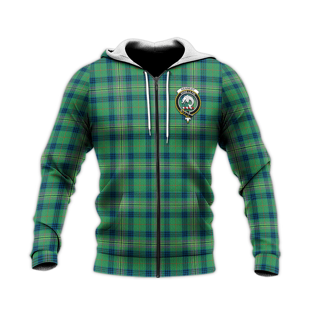 kennedy-ancient-tartan-knitted-hoodie-with-family-crest