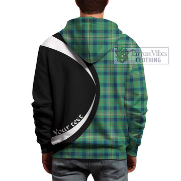 Kennedy Ancient Tartan Hoodie with Family Crest Circle Style