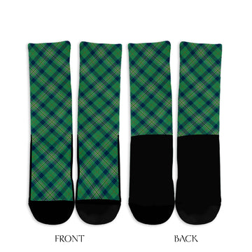 Kennedy Ancient Tartan Crew Socks Cross Tartan Style