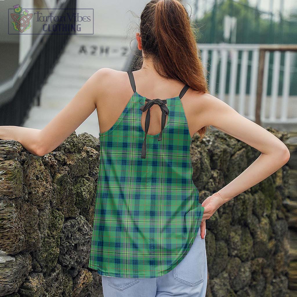 Tartan Vibes Clothing Kennedy Ancient Tartan Loose Halter Neck Camisole