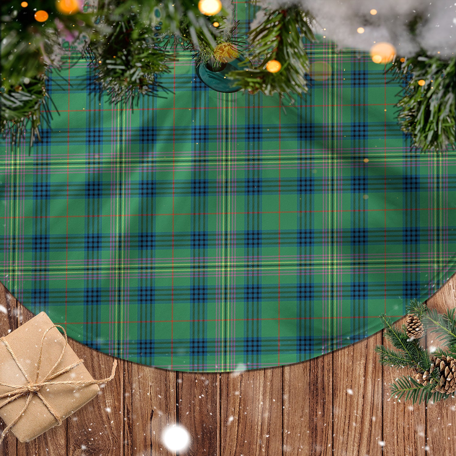 Kennedy Ancient Tartan Christmas Tree Skirt - Tartanvibesclothing