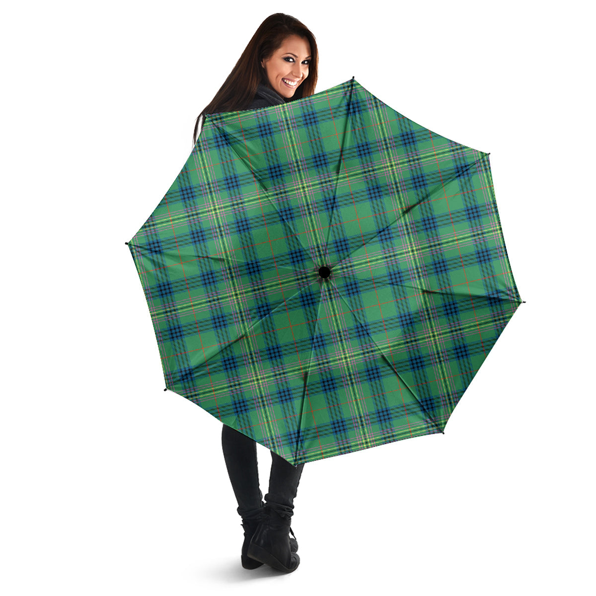 Kennedy Ancient Tartan Umbrella - Tartanvibesclothing