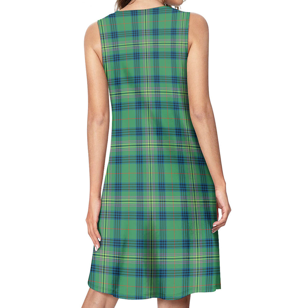 Kennedy Ancient Tartan Womens Casual Dresses - Tartanvibesclothing