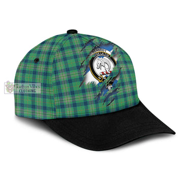 Kennedy Ancient Tartan Classic Cap with Family Crest In Me Style