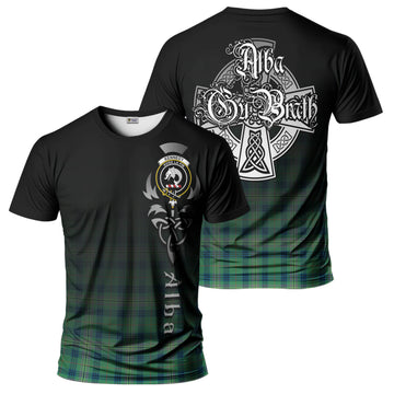 Kennedy Ancient Tartan T-Shirt Featuring Alba Gu Brath Family Crest Celtic Inspired