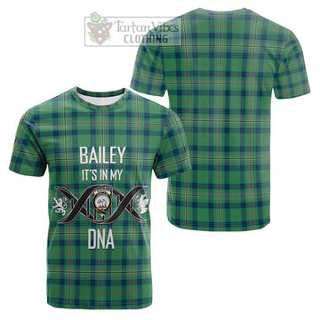 Kennedy Ancient Tartan Cotton T-shirt with Family Crest DNA In Me Style