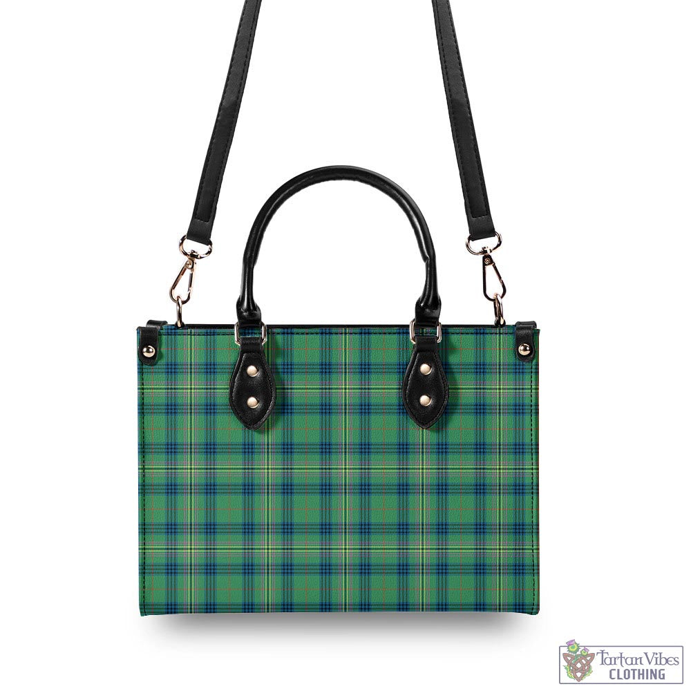 Tartan Vibes Clothing Kennedy Ancient Tartan Luxury Leather Handbags