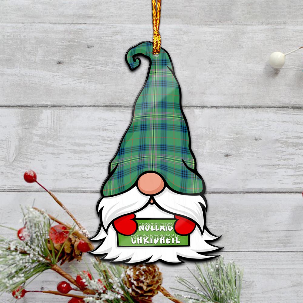 Kennedy Ancient Gnome Christmas Ornament with His Tartan Christmas Hat - Tartan Vibes Clothing