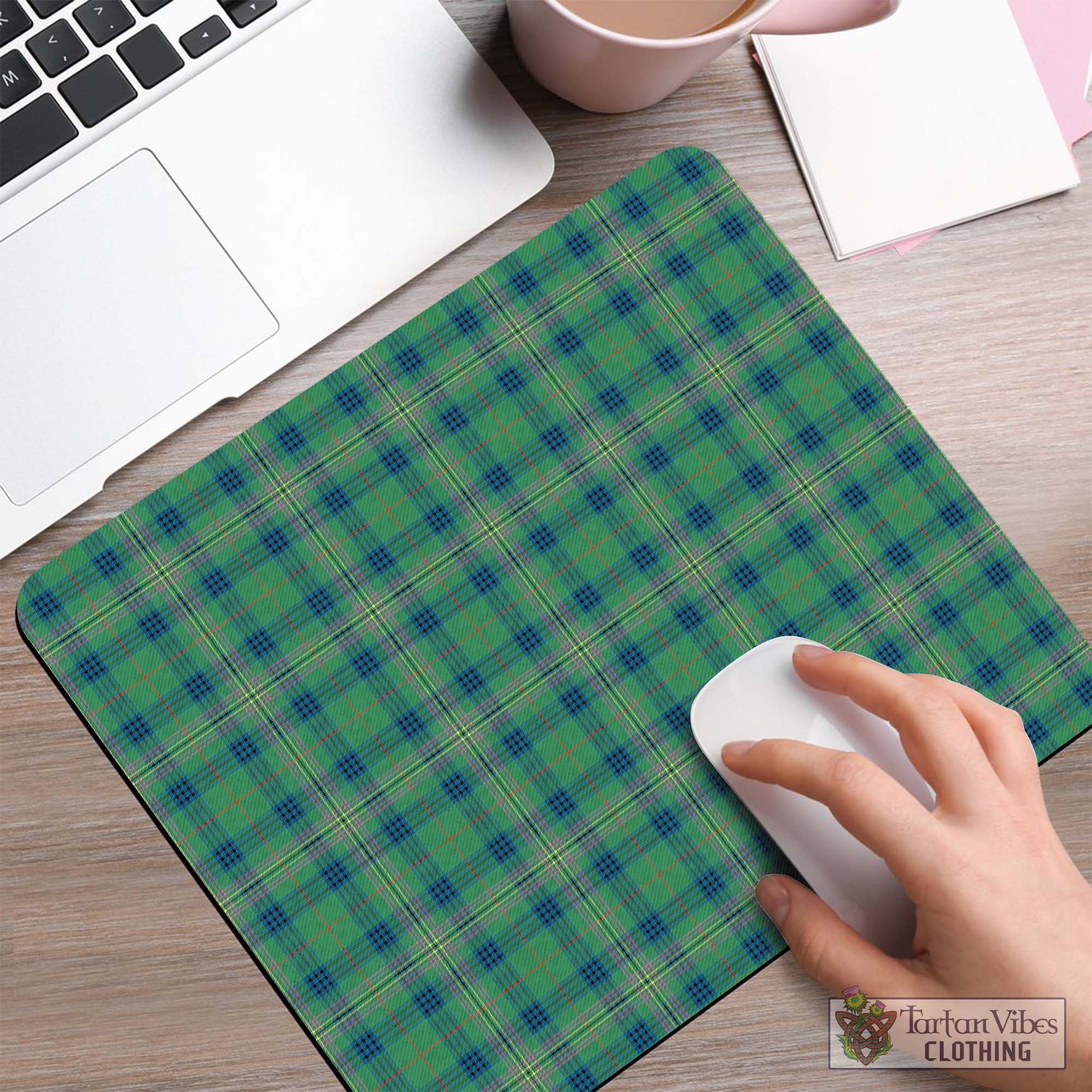 Tartan Vibes Clothing Kennedy Ancient Tartan Mouse Pad