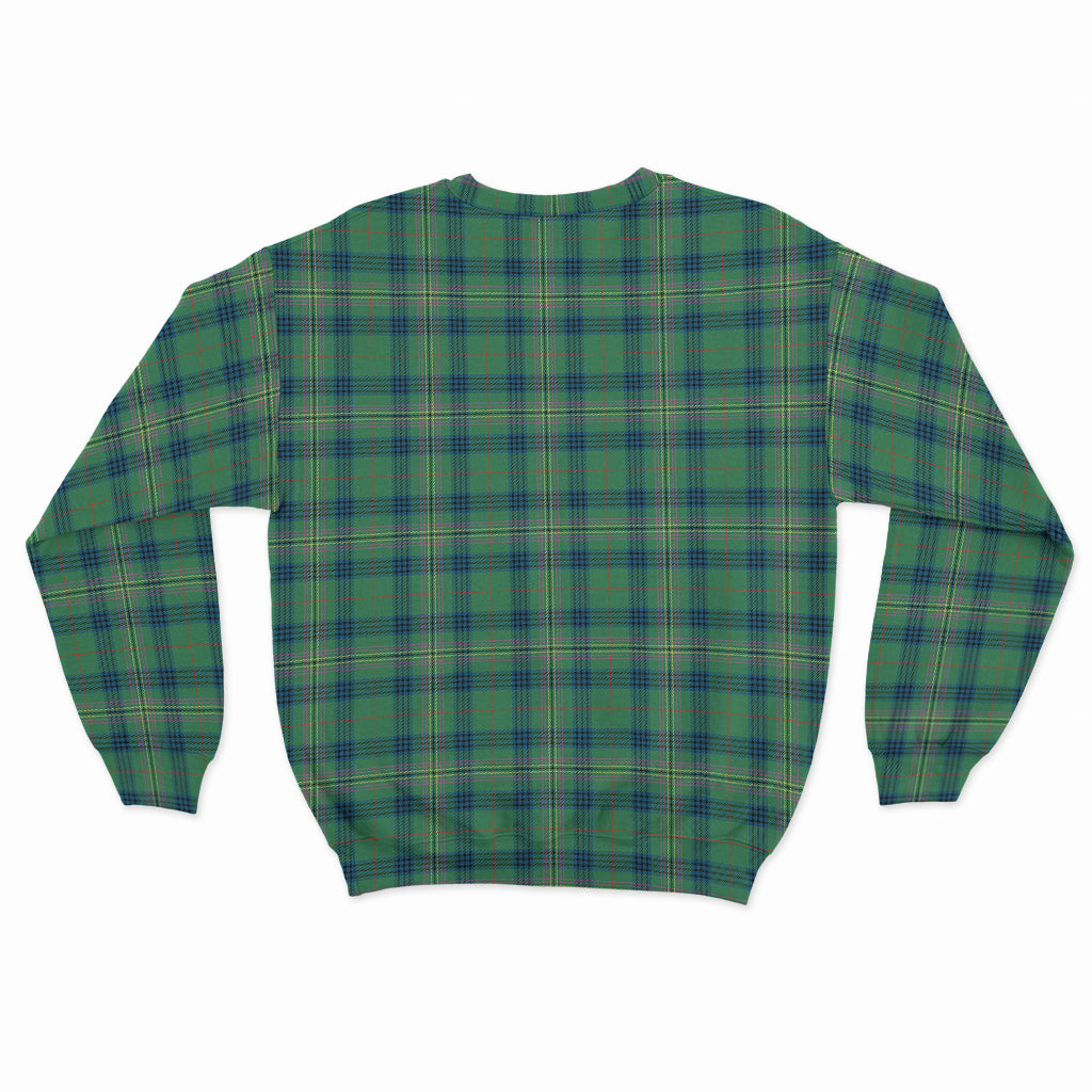 Kennedy Ancient Tartan Sweatshirt with Family Crest - Tartan Vibes Clothing