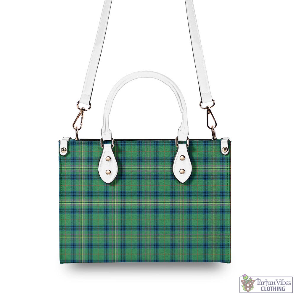 Tartan Vibes Clothing Kennedy Ancient Tartan Luxury Leather Handbags