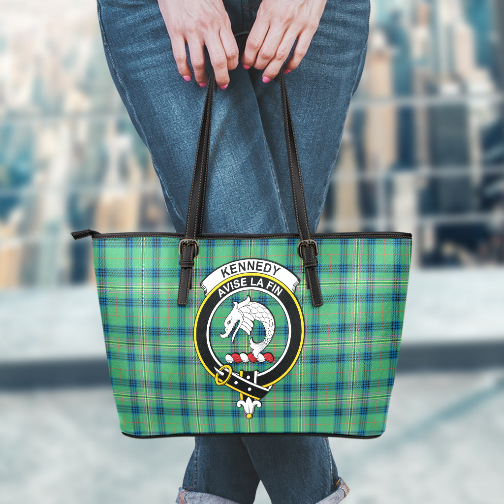 kennedy-ancient-tartan-leather-tote-bag-with-family-crest