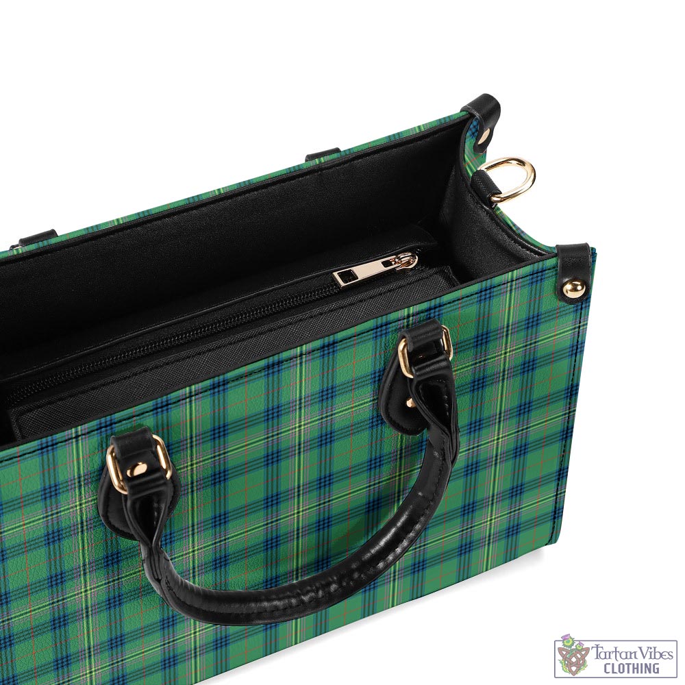 Tartan Vibes Clothing Kennedy Ancient Tartan Luxury Leather Handbags