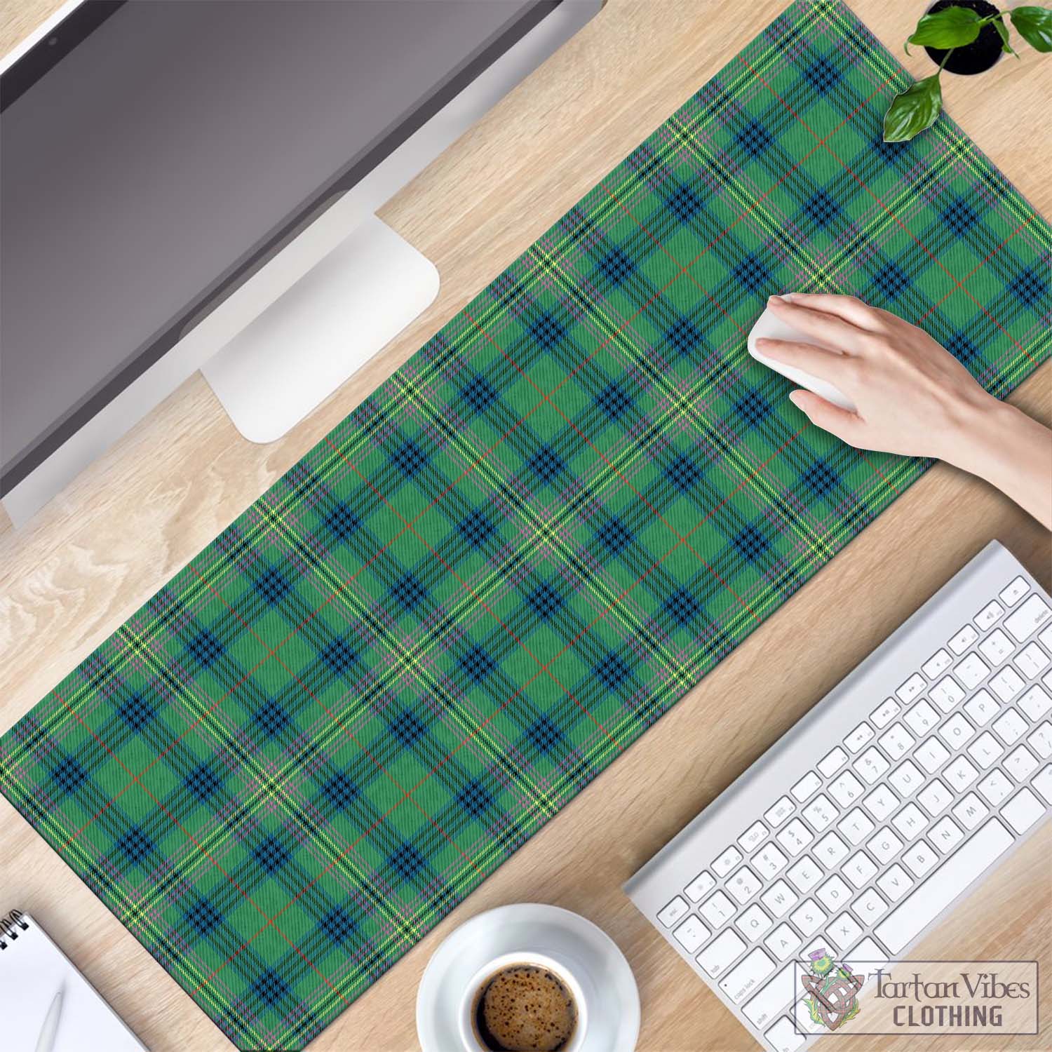 Tartan Vibes Clothing Kennedy Ancient Tartan Mouse Pad