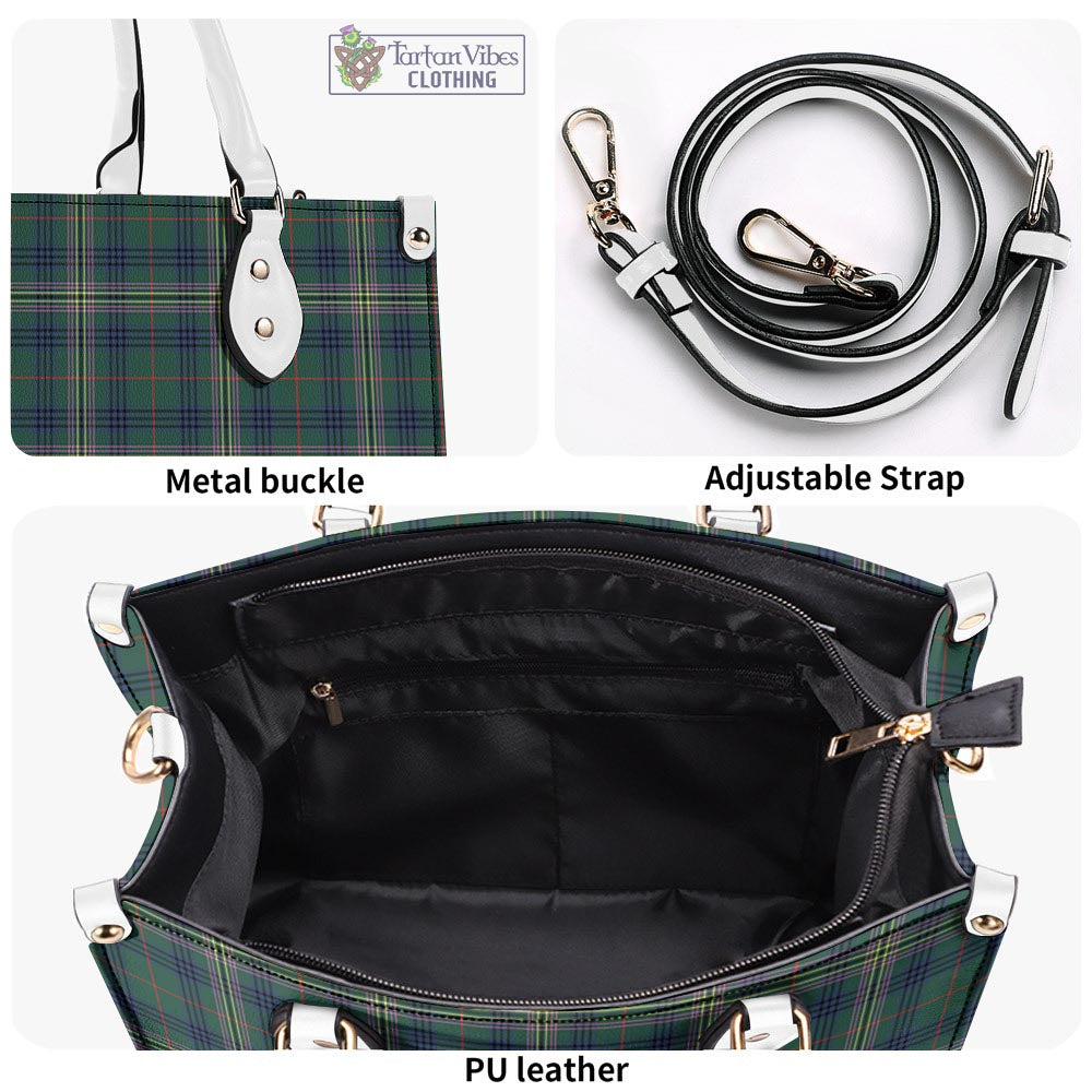 Tartan Vibes Clothing Kennedy Modern Tartan Luxury Leather Handbags