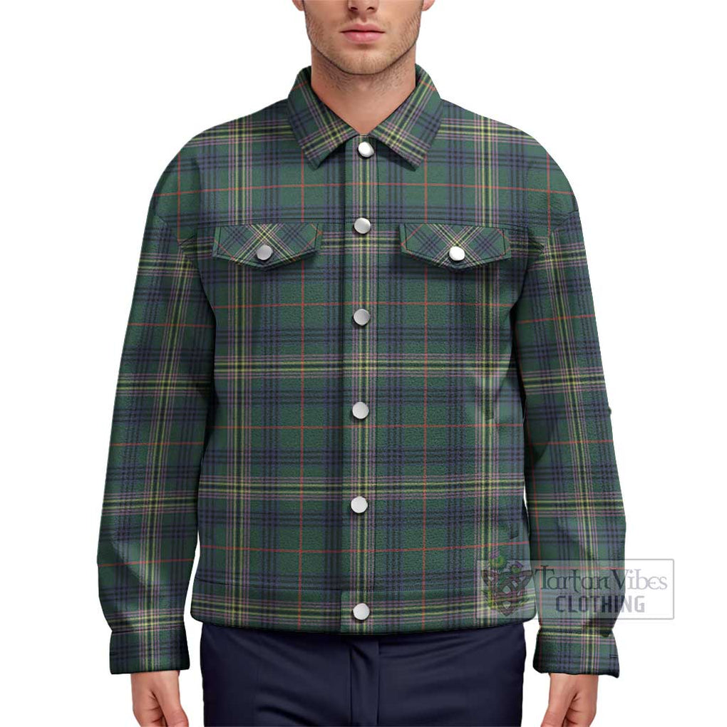 Kennedy Modern Tartan Unisex Lapel Cotton Jacket Unisex - Tartan Vibes Clothing