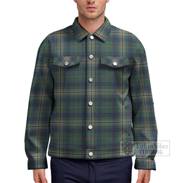 Kennedy Modern Tartan Unisex Lapel Cotton Jacket