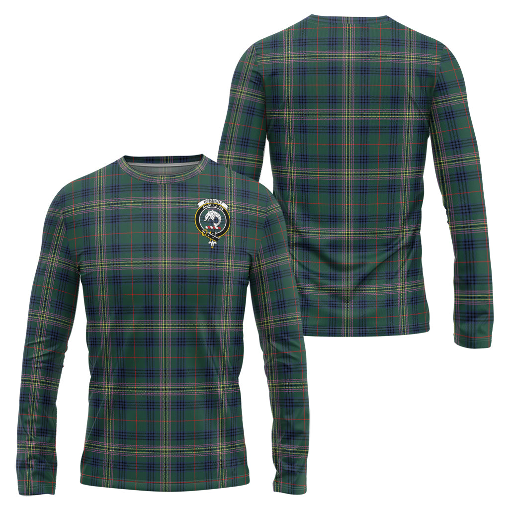 kennedy-modern-tartan-long-sleeve-t-shirt-with-family-crest