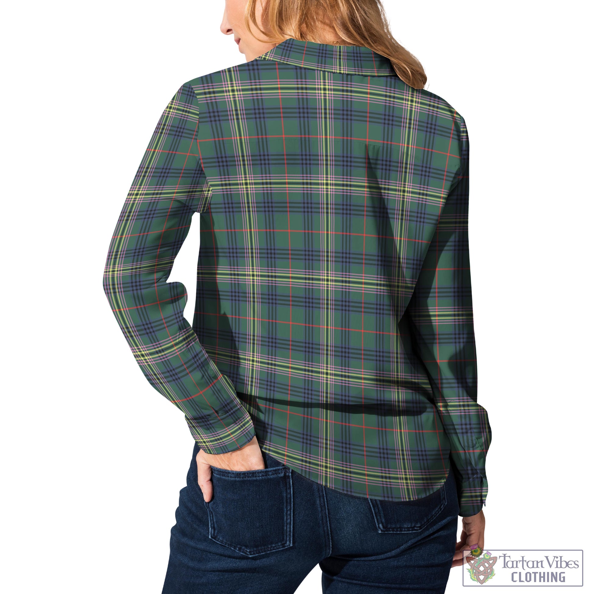 Kennedy Modern Tartan Womens Casual Shirt