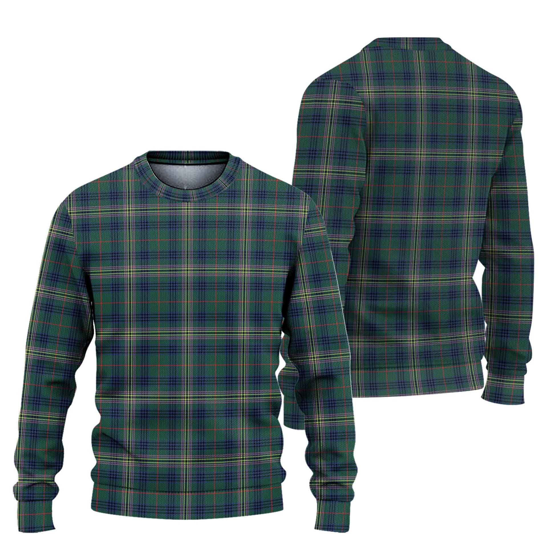 Kennedy Modern Tartan Knitted Sweater Unisex - Tartanvibesclothing