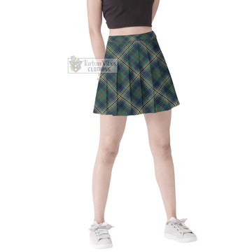 Kennedy Modern Tartan Women's Plated Mini Skirt