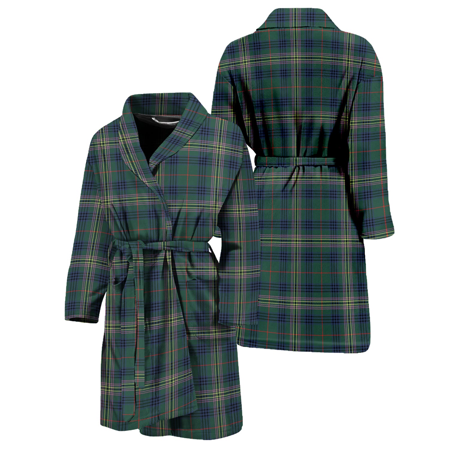 Kennedy Modern Tartan Bathrobe Unisex M - Tartan Vibes Clothing