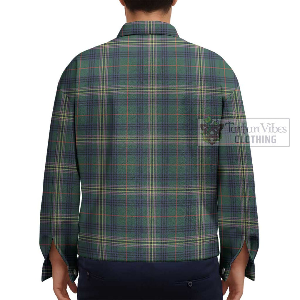 Kennedy Modern Tartan Unisex Lapel Cotton Jacket - Tartan Vibes Clothing