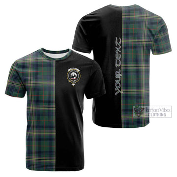 Kennedy Modern Tartan Cotton T-shirt with Family Crest and Half Of Me Style