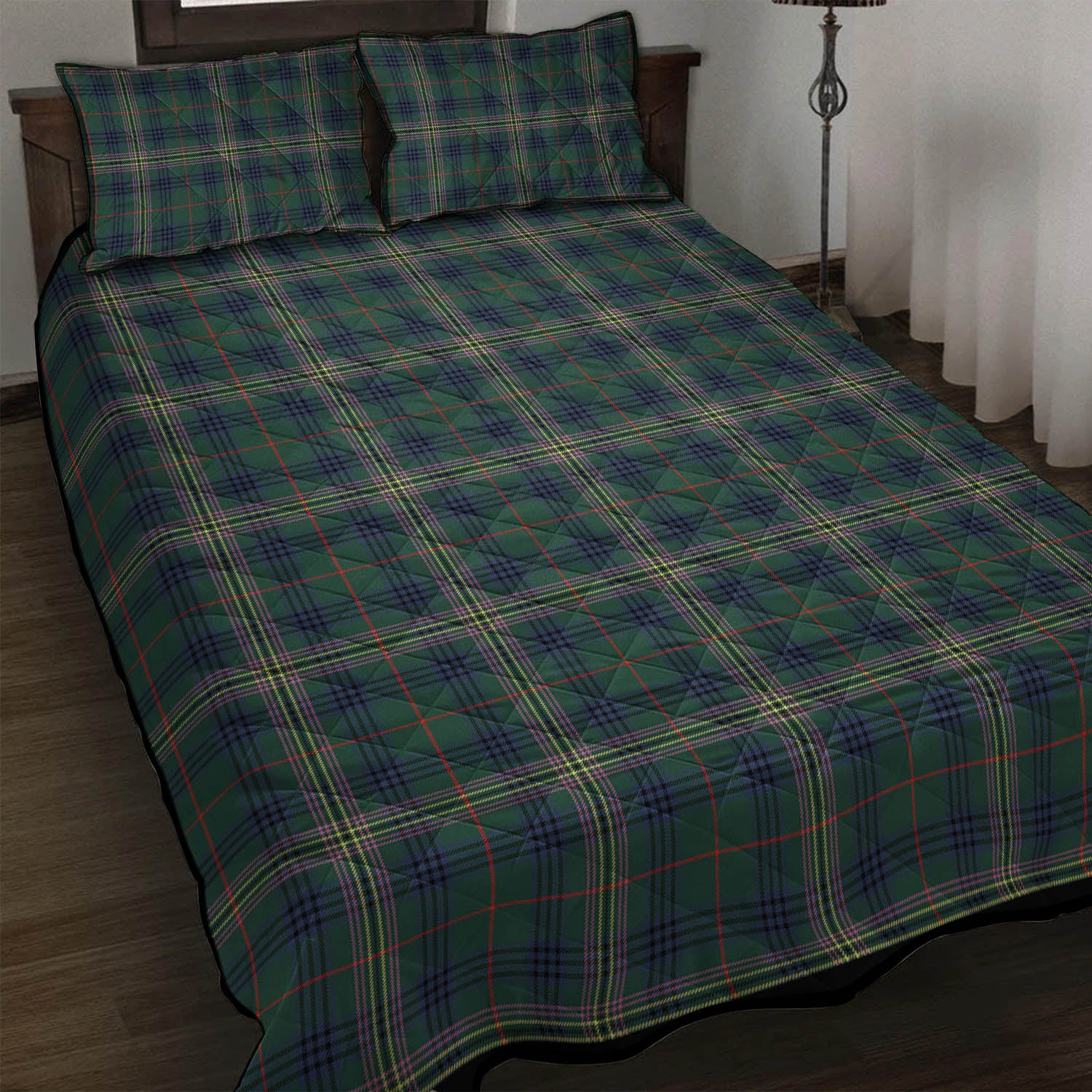 Kennedy Modern Tartan Quilt Bed Set - Tartan Vibes Clothing