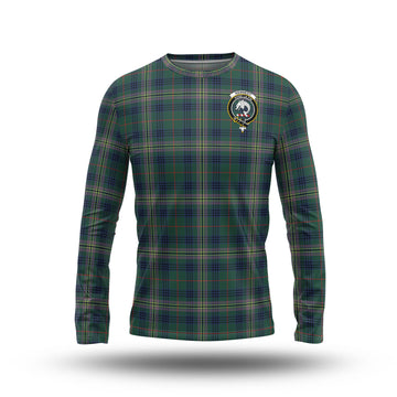 Kennedy Modern Tartan Long Sleeve T-Shirt with Family Crest