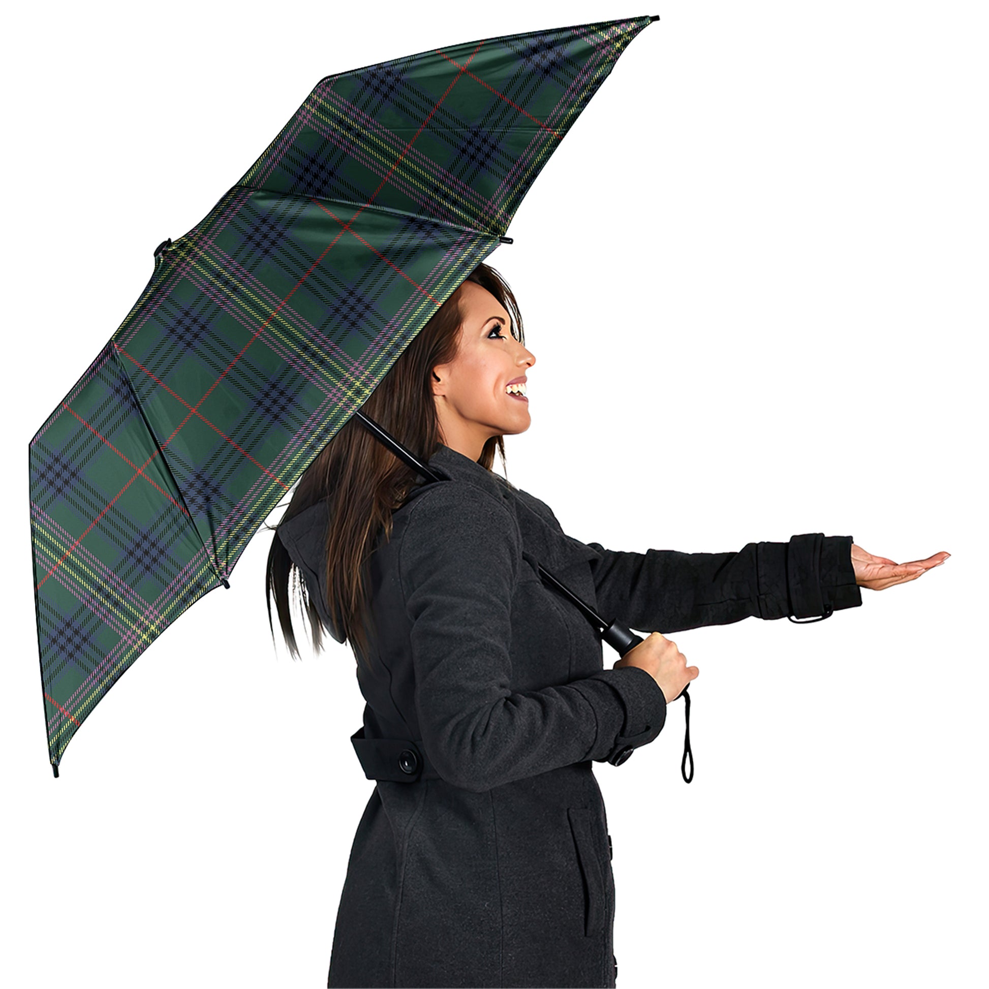 Kennedy Modern Tartan Umbrella - Tartanvibesclothing