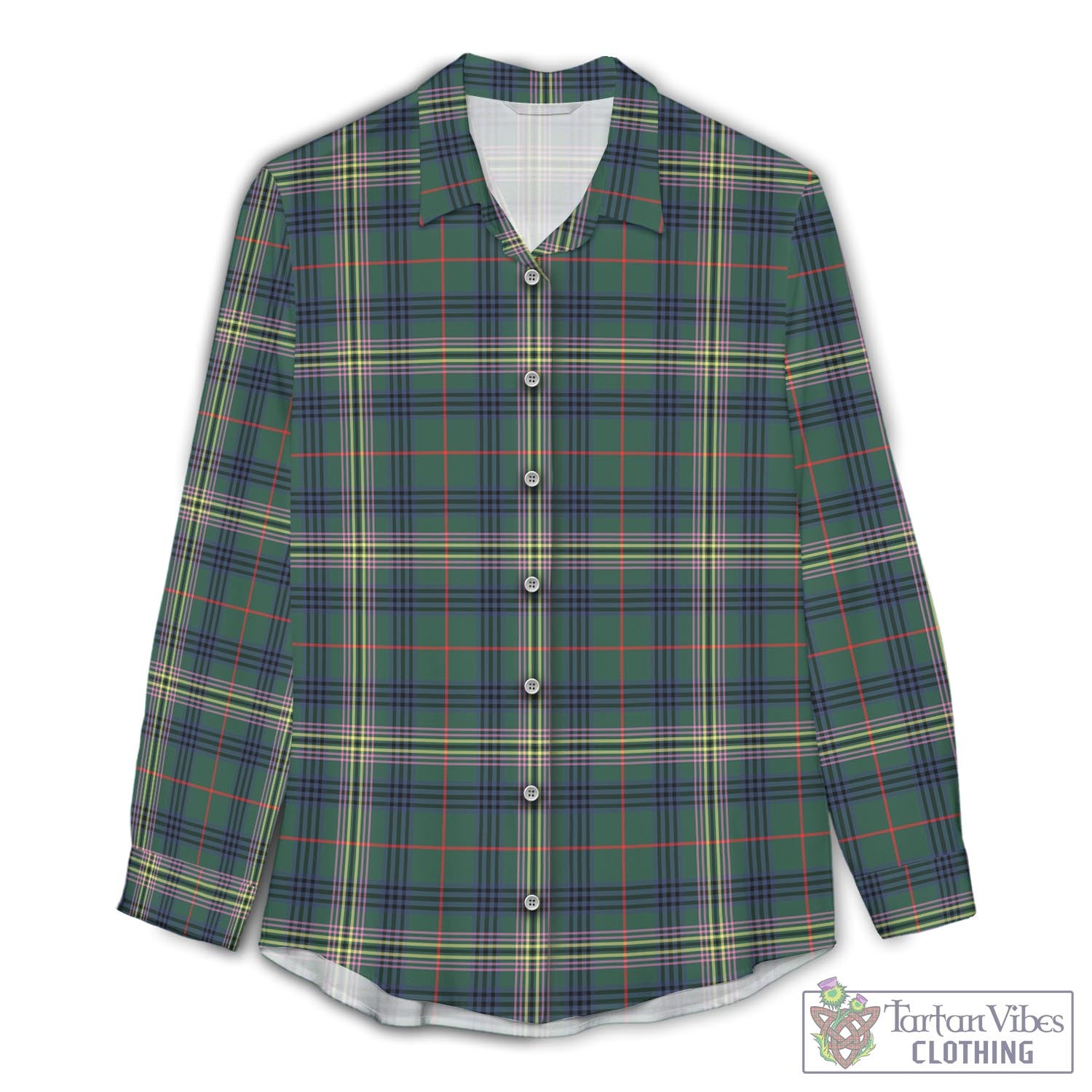 Kennedy Modern Tartan Womens Casual Shirt