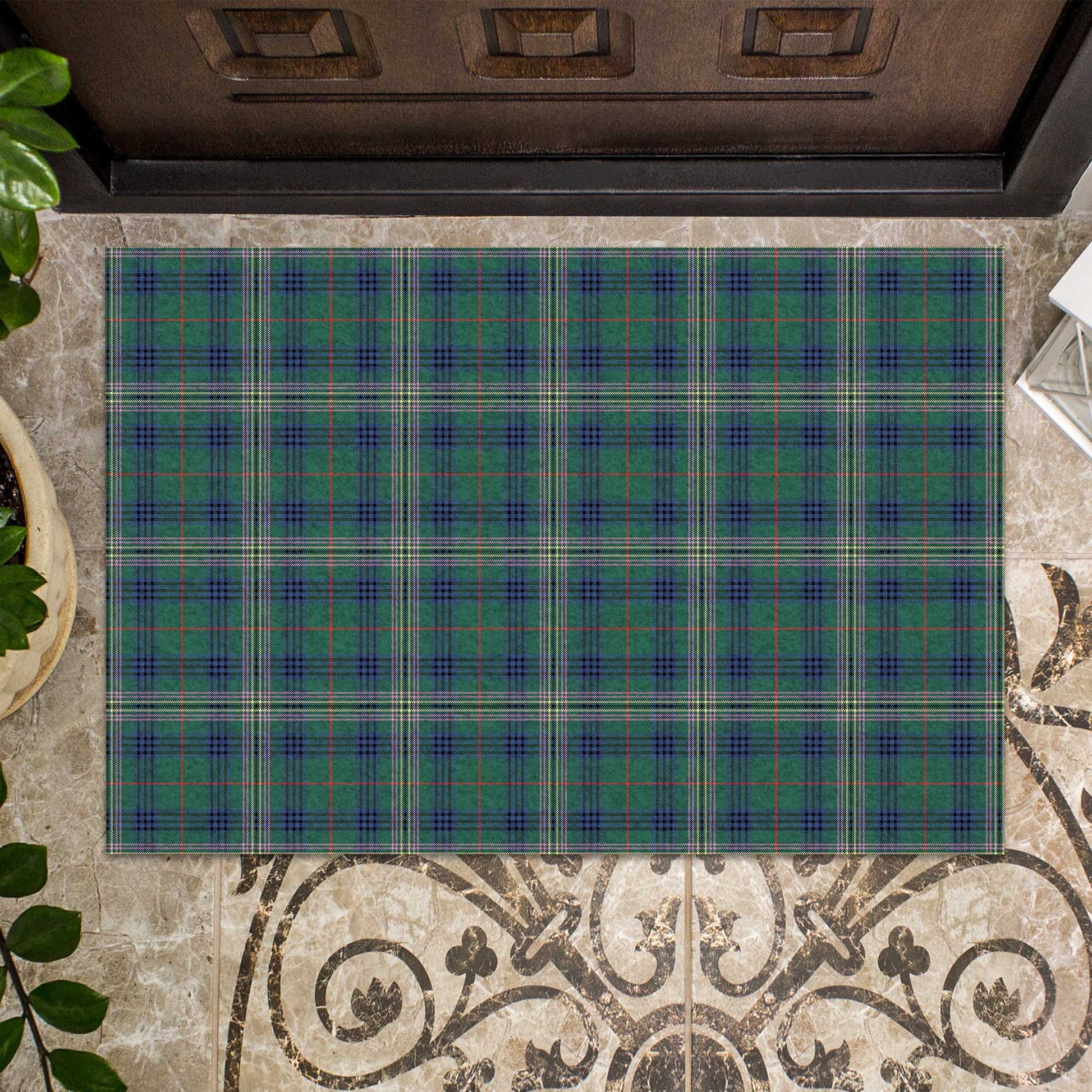 Kennedy Modern Tartan Door Mat - Tartanvibesclothing