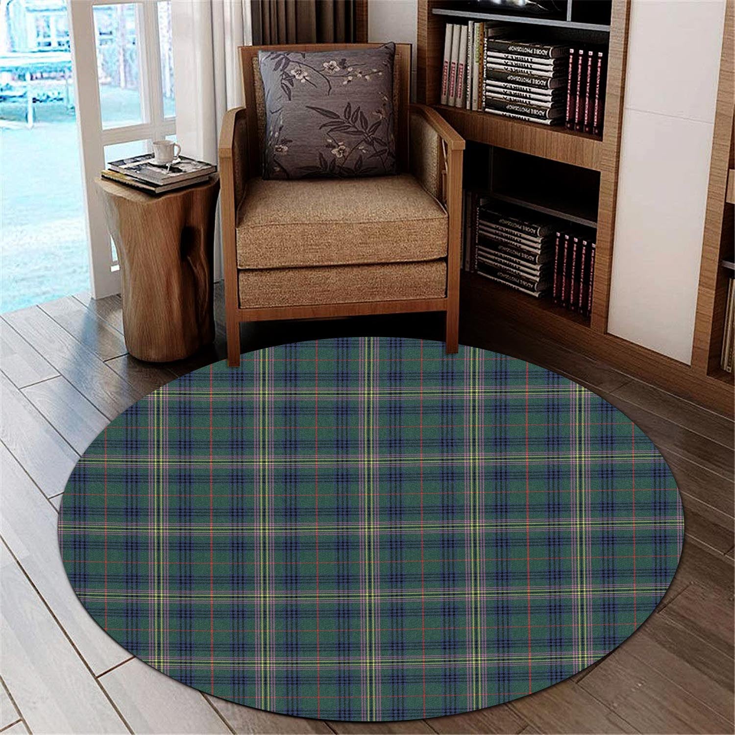 kennedy-modern-tartan-round-rug