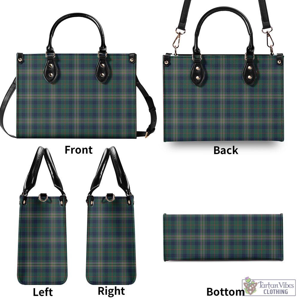 Tartan Vibes Clothing Kennedy Modern Tartan Luxury Leather Handbags